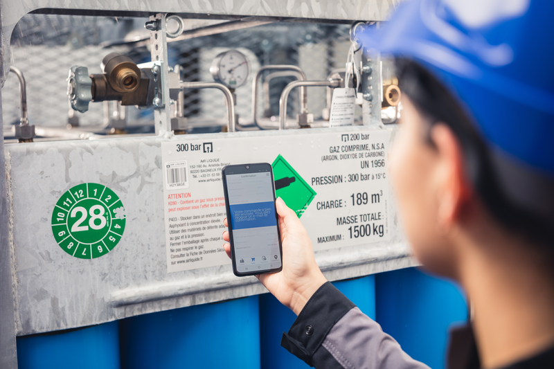 Gas cylinder ordering via app 2